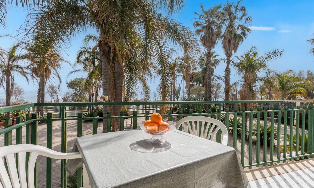 Fondachello Apartment | Apartment 'I Ciottoli Dello Ionio - Apt 10' with Sea View, Shared Terrace and Balcony