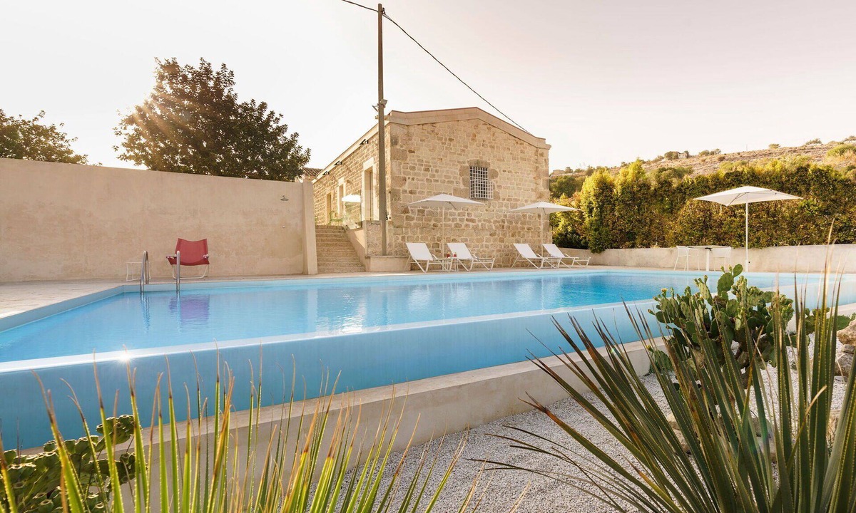 Scicli Villa | Beautiful private villa with hot tub, WIFI, private pool, A/C, sauna, TV, terrace and panoramic .