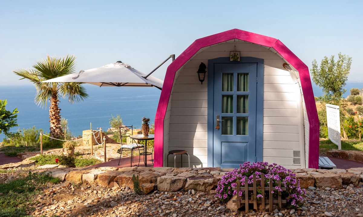Tusa House | Glamping 'Melograno' with Sea View, Wi-Fi and Air Conditioning