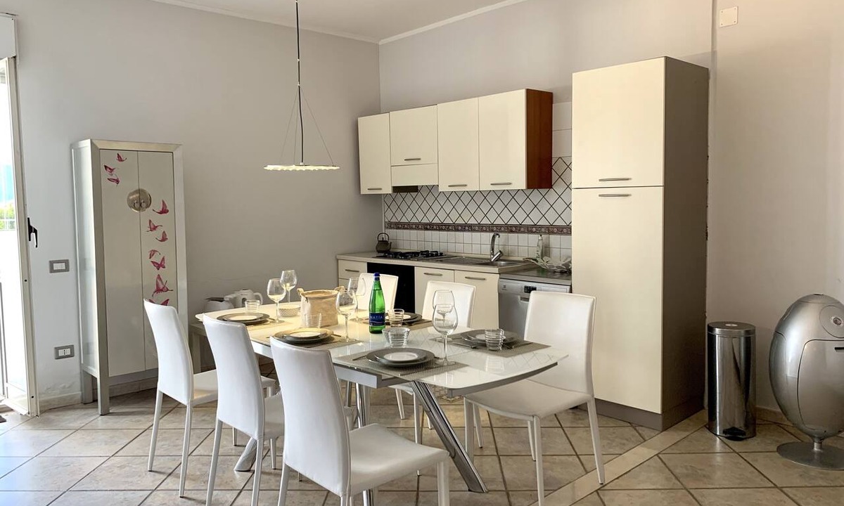 Pompei Apartment | Large Rooftop Apartment overlooking the ruins of Pompeii, sleeps 4