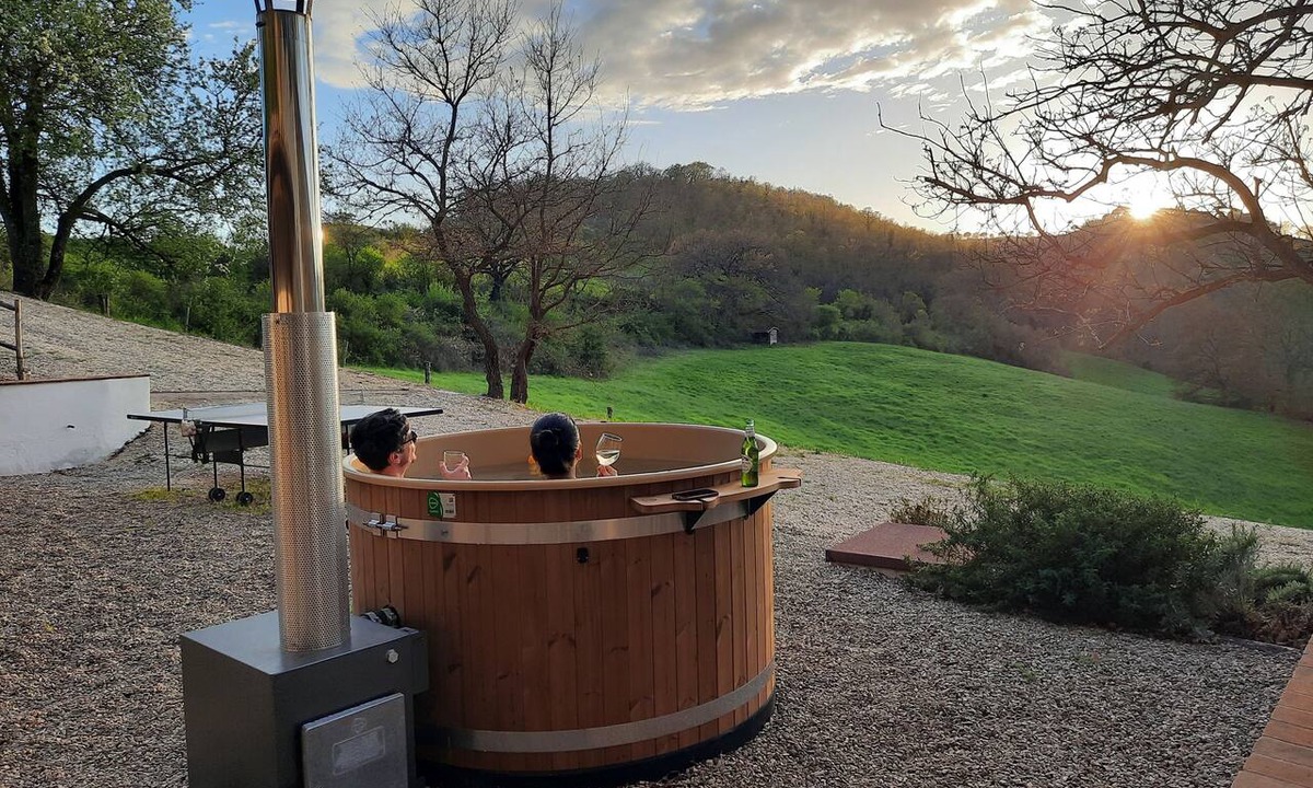 Civitella d'Agliano House | Romantic Hideaway with Spectacular Views, Pool, and Wood-Fired Hot Tub.