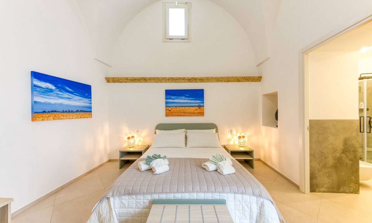 Presicce Apartment | Room 'Casa Sant'Anna 2' with Air Conditioning