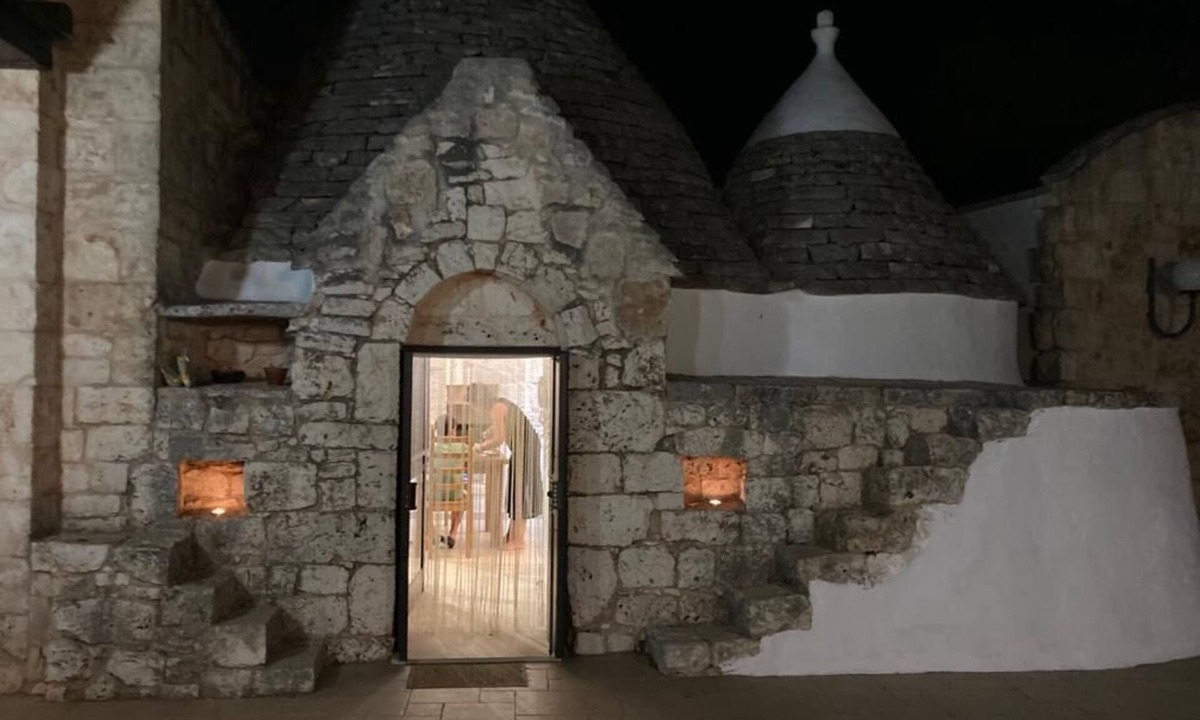 San Michele Salentino Villa | Secluded Trulli, huge patio, extra large pool, wood pizza oven and barbeque area