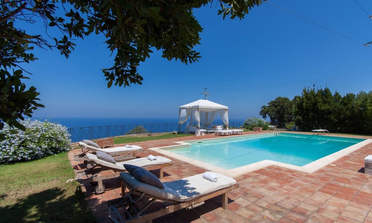 Sant'Ambrogio Villa | Serene Sicily Villa | Relax at the Swimming Pool by Villamore | 5 Bedrooms
