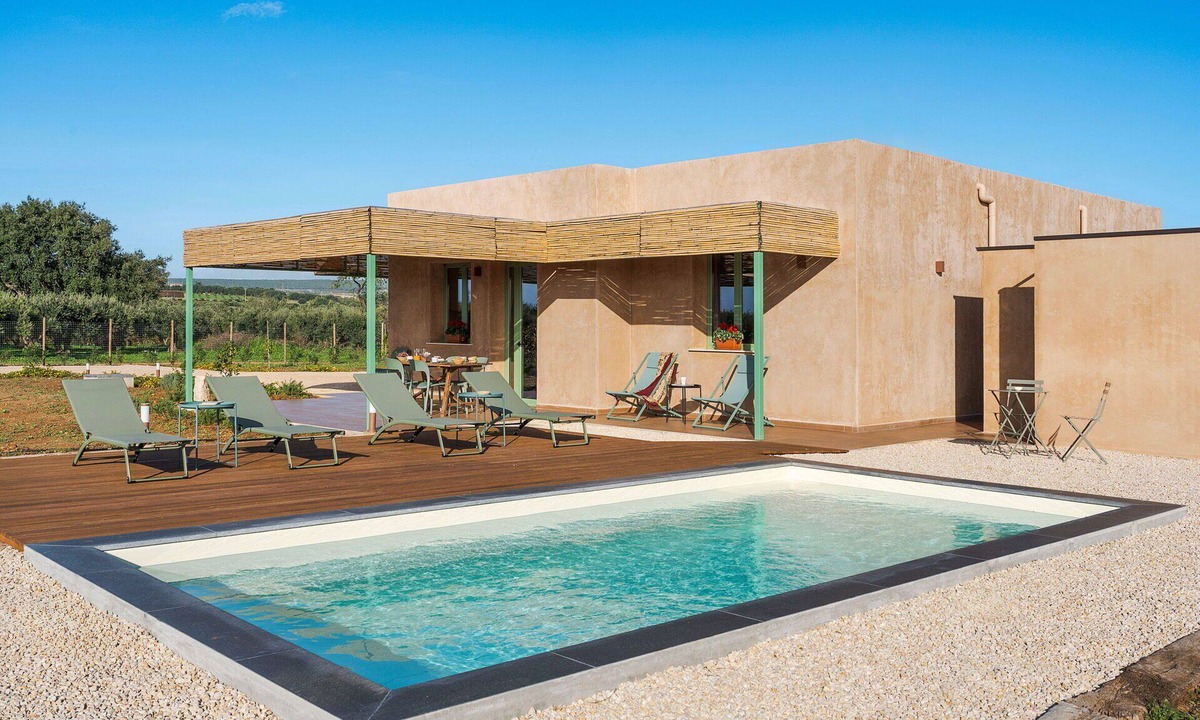 Menfi Villa | Stunning private villa for 4 people with A/C, private pool, WIFI, TV and panoramic view