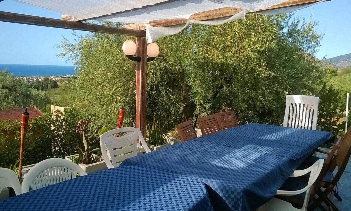 Campofelice di Roccella Villa | Villa Ancora - 2 bedrooms villa with Sea View, large Terrace, Pool, and BBQ