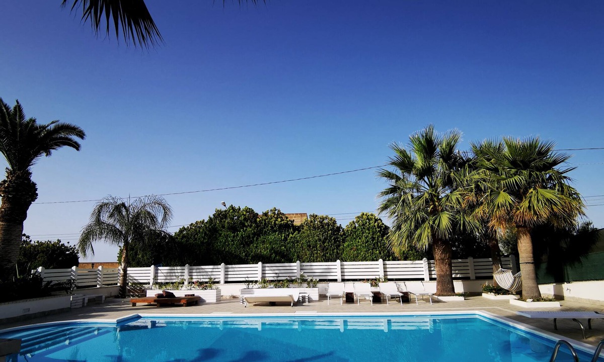 Erice House | Villa Girolama villa with pool on the slopes of Erice and view of Mount Cofano