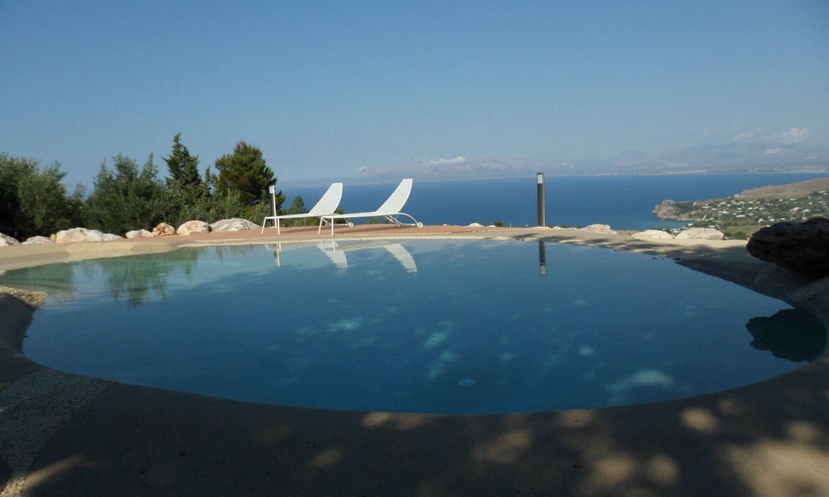 Scopello Villa | Villa "La Bellevue", bio natural pool and fantastic sea wiew!