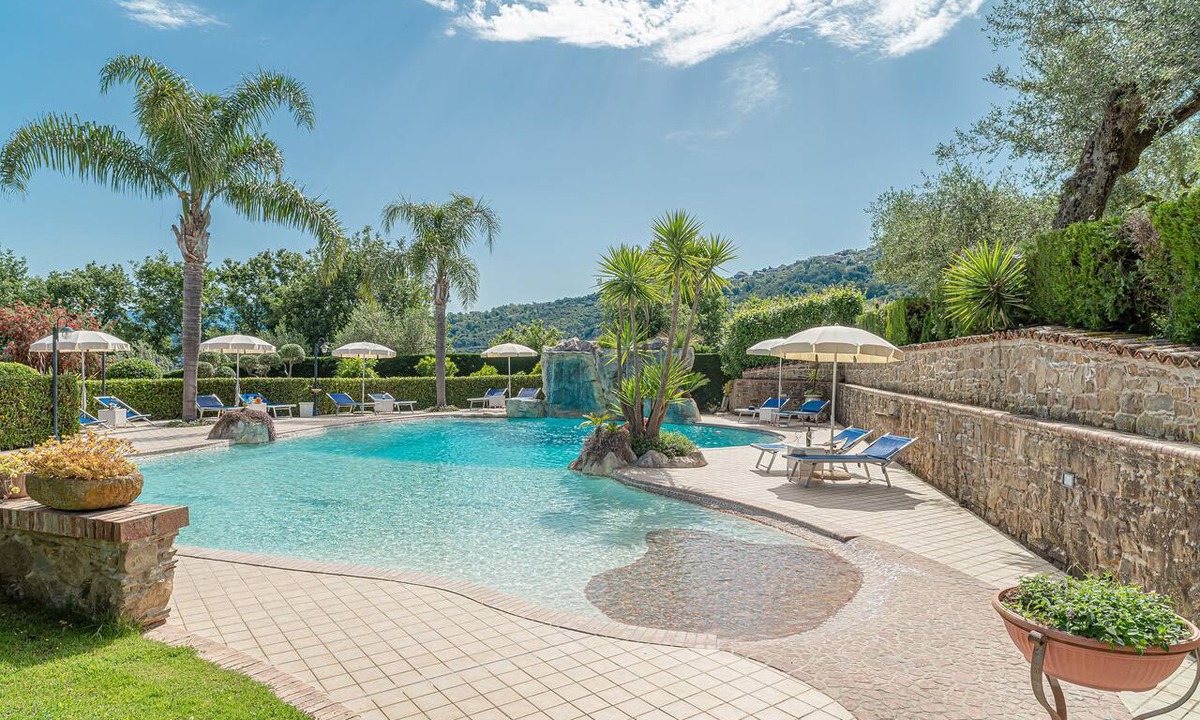 Laureana Cilento Villa | Villa Rosi - Two-room apartment with swimming pool