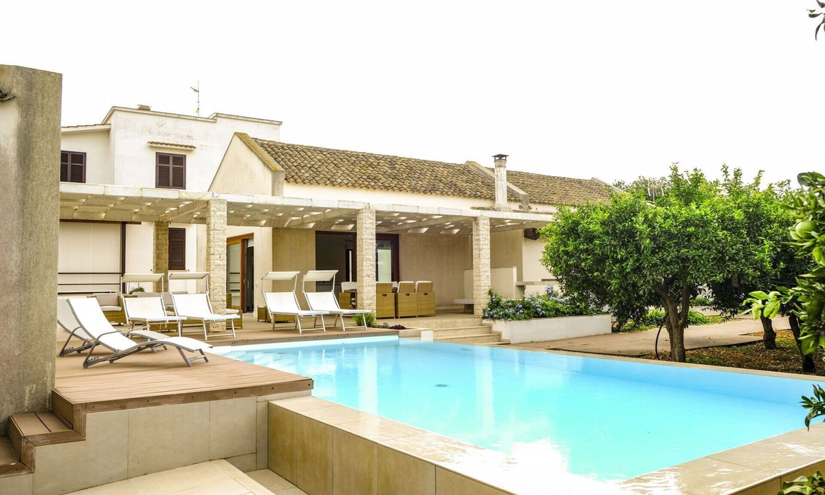 Marsala Villa | Wonderful private villa for 9 people with A/C, private pool, WIFI and TV