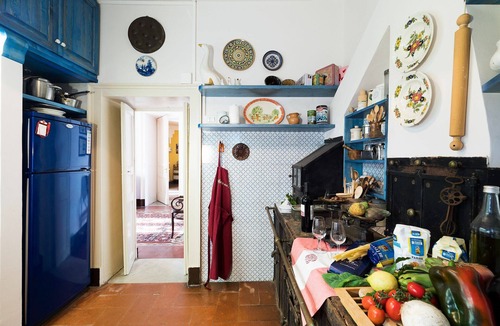 Viagrande House | 19th Century House with Gardens, Sea View and Wifi, in Viscalori village