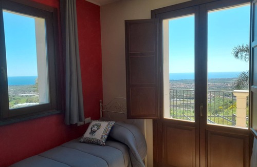 Calatabiano House | Arcobaleno dell'Etna - Deluxe room with terrace and sea view