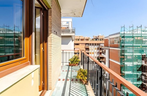 Quartiere XXXIV Lido di Ostia Levante Apartment | Casa Daniele: tourist accommodation with panoramic sea-view balcony in Lido di Ostia