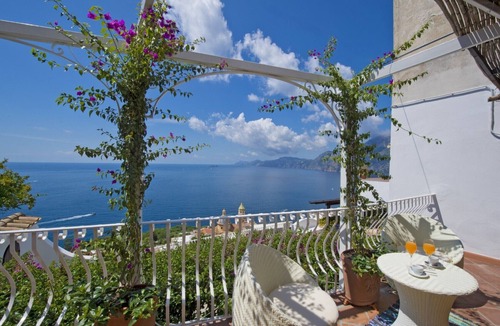 Praiano Ski Chalet | Casa Sunset - Panoramic terrace overlooking Positano and Capri