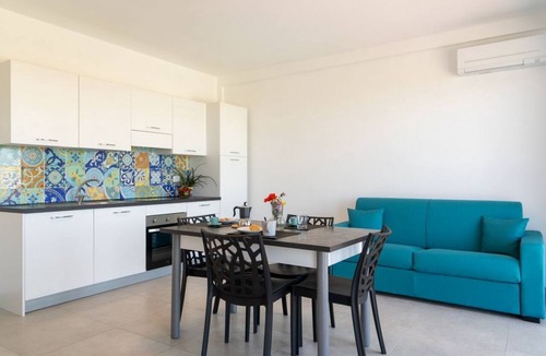 Pachino Apartment | Charming two-level apartment, accommodating up to 5 people, located within the renowned Borgo 84 residence, featuring two swimming pools and a bike path. The property is located just 3 km from the center of Marzamemi, one of the most fascinating seaside