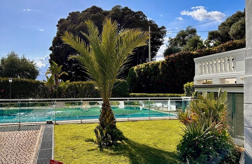 Bordighera Apartment | Elegant Sea View Apartment with Pool and Large Terrace