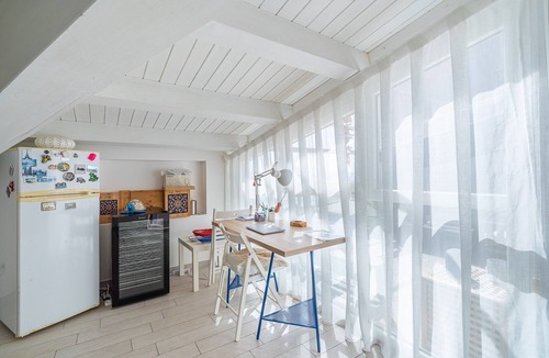 Marzamemi Apartment | 'Elvi Suite Sea View' Apartment with Sea View, Private Terrace and Air Conditioning