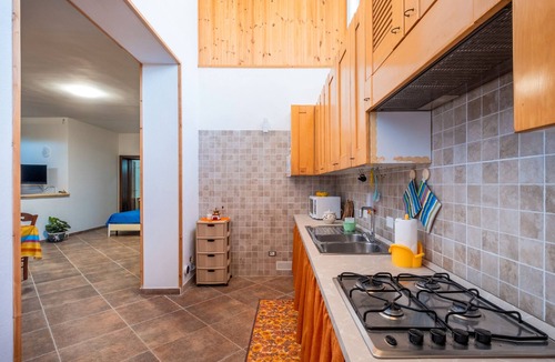 Galatone House | Holiday Home 'Rosso Pepe' with Private Terrace, Private Garden and Air Conditioning