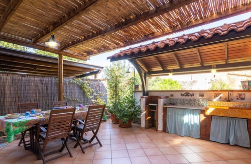 Castelluzzo House | Holiday home San Vito Lo Capo Castelluzzo with covered terrace