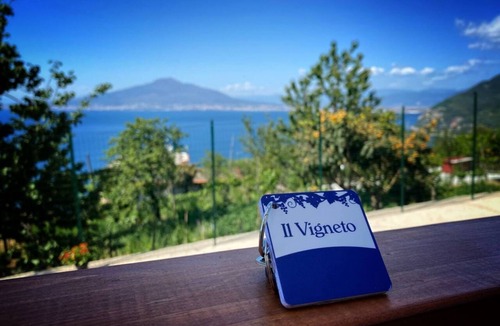 Monte Chiaro Apartment | La Badia – Il Vigneto🌿 | Breathtaking View of Vesuvius and the Gulf of Naples