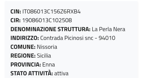 Nissoria Bed & Breakfast | La Perla Nera B&B