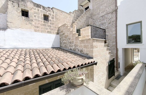 Morciano di Leuca Apartment | Lovely apartment for 4 people with A/C, TV, patio and pets allowed