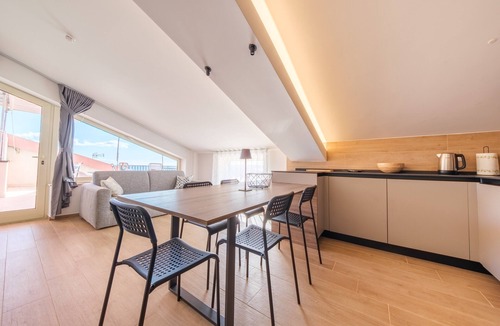 Roccalumera Apartment | Lumeriam Sea Loft Holiday Home with Sea View, Private Terrace and Air Conditioning