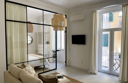 La Spezia Historic Centre Apartment | Luxurious apartment, balcony with city view, central, close to trains for 5Terre