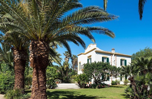 Salemi Villa | My Rental Homes - Green Villa immersed into a Mediterranean garden with heated pool