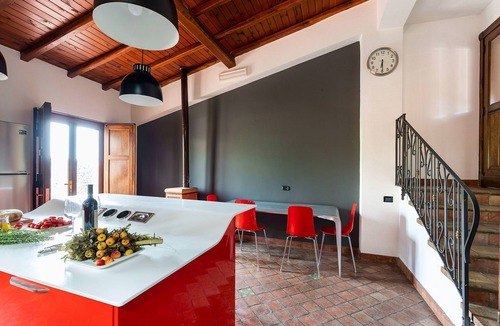 Pedara Villa | My Rental Homes - Villa Profumo with infinity saltwater pool and amazing sea view