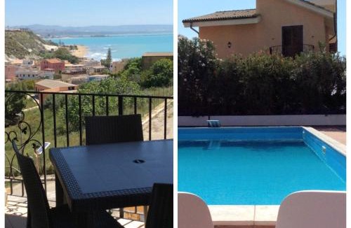Realmonte Apartment | Nuovo Apt in Villa full optional con piscina e veranda vista mare a 500 mt dalla spiaggia della Scala