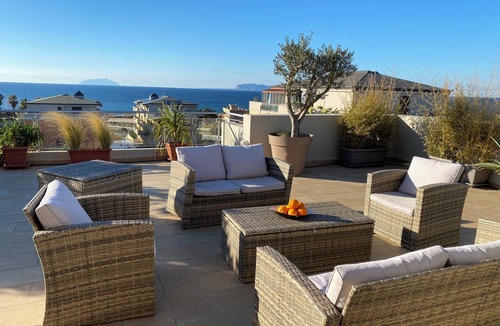 Marsala Apartment | Penthouse Le Isole - Luxurious penthouse with views of the Egadi Islands