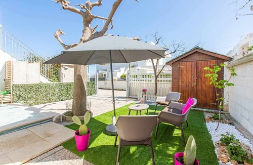 Pantanagianni-pezze Morelli House | Pink House - 50 m from the sandy beaches - garden - 3 doubles