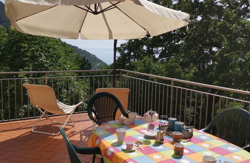 Maratea Villa | Portion of villa surrounded by greenery 500 meters from the historic center of Maratea