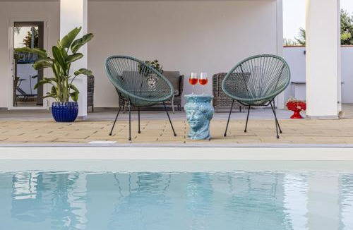 Fontane Bianche Villa | Private Pool 4 En Suite Rooms 250m Beach Fontane Bianche