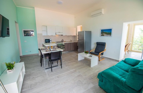 Patti Apartment | Private Terrace with Panoramic View of the Aeolian Islands - Pool and WiFi - Apt VULCANO