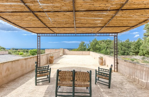 Presicce Apartment | Room 'Azzurra - 9' with Private Terrace, Wi-Fi and Air Conditioning