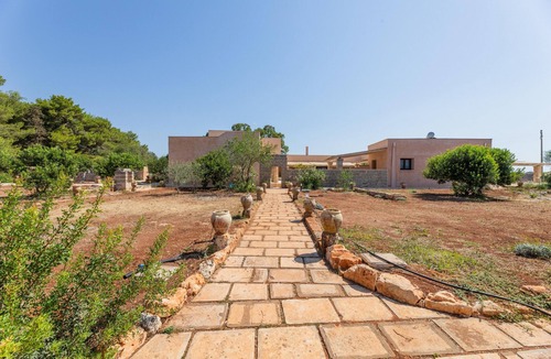 Presicce Apartment | Room 'Serena - 3' with Private Terrace, Wi-Fi and Air Conditioning