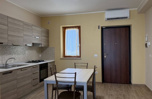 Bonifati Apartment | Sea-view apartment with a pool