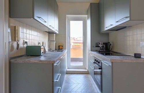 Quartiere XXVII Primavalle Apartment | Spacious bright and cozy penthouse with terrace close to metro station