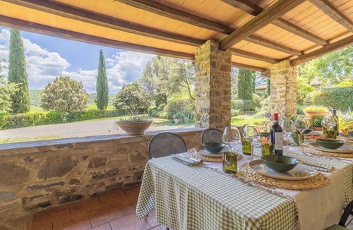 Montenero Villa | Stunning private villa with WIFI, A/C, private pool, patio and panoramic view, close to Montalcino