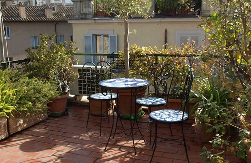 Rione VII Regola Apartment | The Terrace!Gorgeous apartment with unique terrace on Campo de Fiori old Rome
