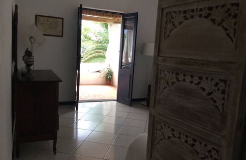 Santa Marina Salina Apartment | The terrace on the sea