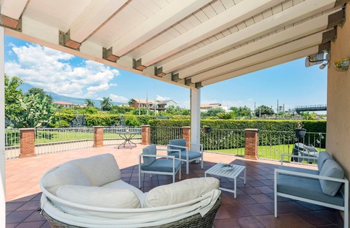 Carruba House | Tropical House Vacation Home: Oasis with Private Pool at the Foot of Mount Etna