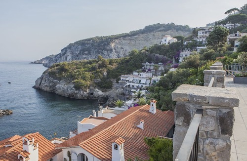 Pogerola Villa | Villa Acquamarina with Private Pool, Sea View, Direct Sea Access and Parking