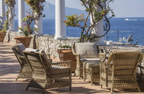 Pogerola Villa | Villa Acquamarina with Private Pool, Sea View, Direct Sea Access and Parking