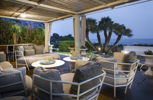 Capri Villa | Villa Afrodite with Jacuzzi, Sea view, Parking, Near the Beach