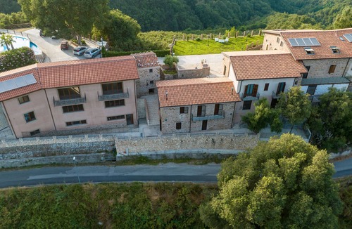 Sant'Angelo di Brolo Villa | Villa 'Arcaloro Resort' with Sea View, Shared Pool and Wi-Fi