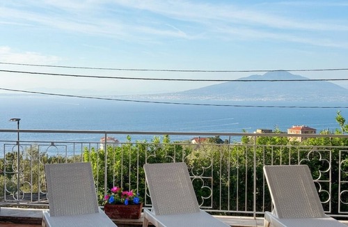 Priora House | Villa Blu Sorrento with a pool, hot tub, and ocean view
