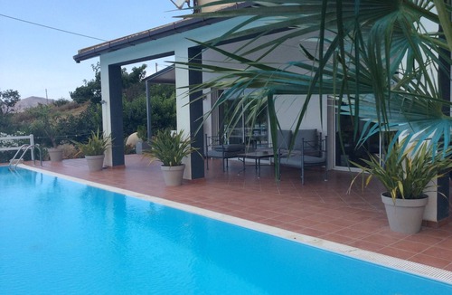 Agrigento Villa | Villa Dali . Modern house, panoramic view, pool 16mX3